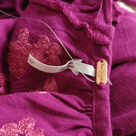 NWT Free People Fiona Embroidered Mini Dress - Picture 13 of 15